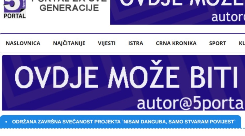 Održana završna svečanost projekta `Nisam danguba, samo stvaram povijest`
